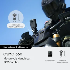 DJI Osmo 360 Motorcycle Handlebar Camera Combo