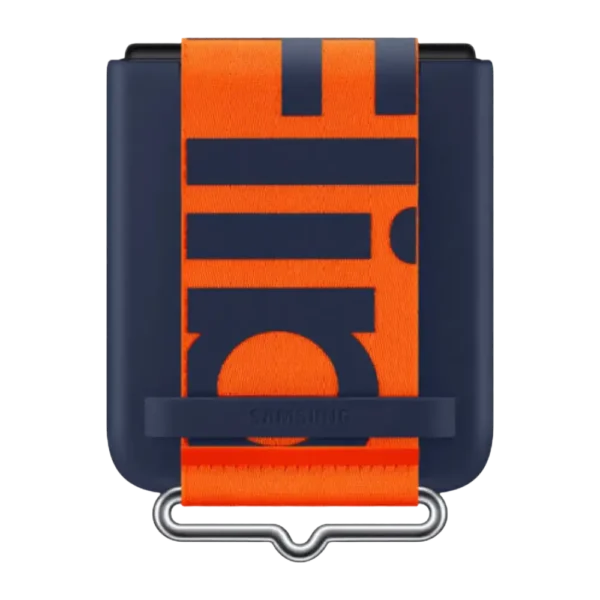 Original Samsung Galaxy Z Flip 3 Silicone Case With Strap