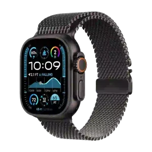 Apple Watch Ultra 2 49mm Black Titanium Milanese Loop